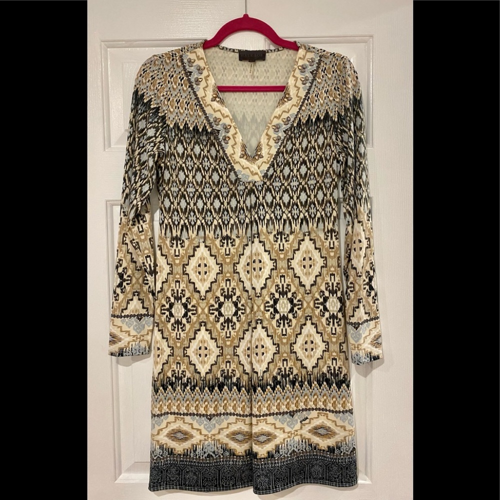 Hale Bob long sleeve dress